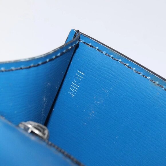 LOUIS VUITTON Epi Pochette Arche Shoulder Bag Blue - Picture 13 of 16